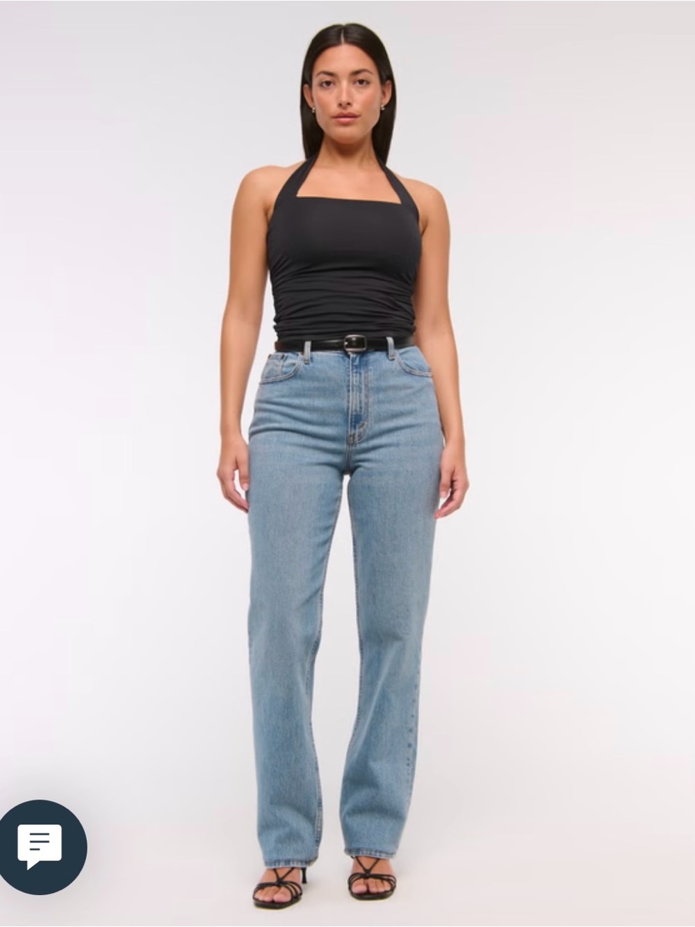 Abercrombie 90’s Straight Ultra High Rise curve love 29L